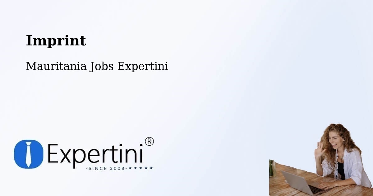 Imprint – Mauritania - Mauritania Jobs Expertini